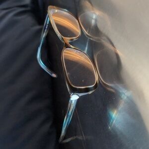 Tiffany eyeglasses/ blue and brown